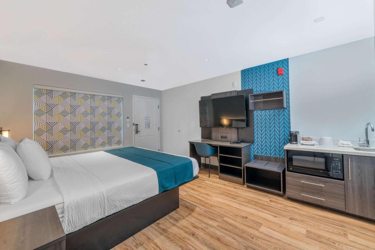 Studio 6 Suites Stockton, Ca Waterfront Eksteriør bilde